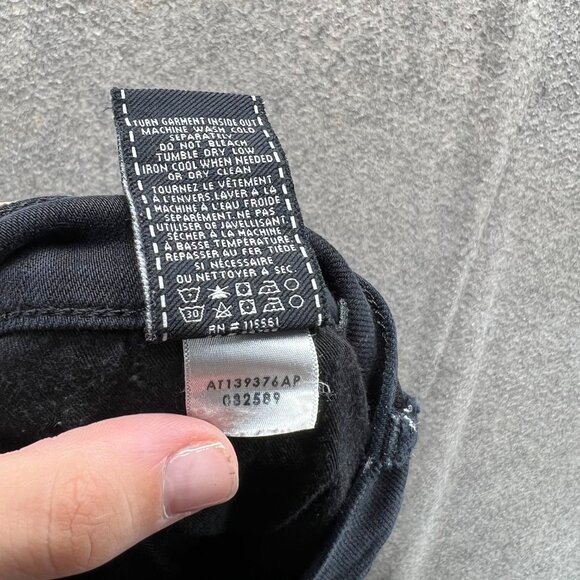 7 For All Mankind Jeans Mens 38 Black Paxtyn Luxe Performance Skinny Fit - Picture 11 of 13